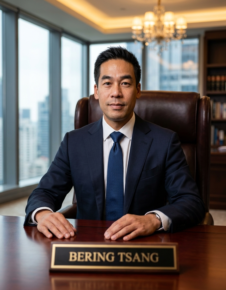 Bering Tsang in Office